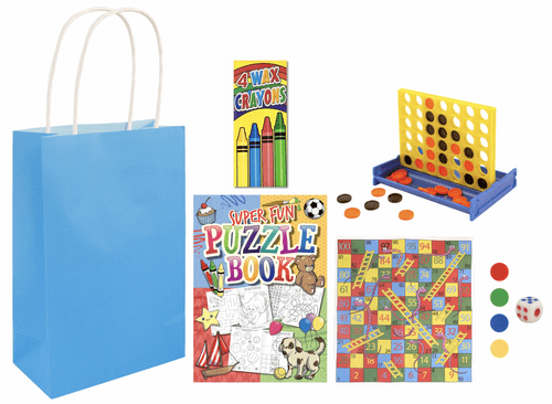 Fun unisex party bags with toys, sweets, and surprises for every guest.